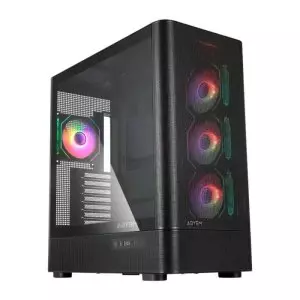 &divide; Caja atx abysm danube sava h500 ii air black 2x3.5" 3x2.5" 2xusb3.0 1xusb-c gpu 400mm