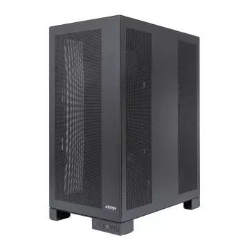 &divide; Caja e-atx abysm ai pro 100 workstation negra 9xslots 6xssd 2xhdd 2xusb 3.0 1xusb-c color negr