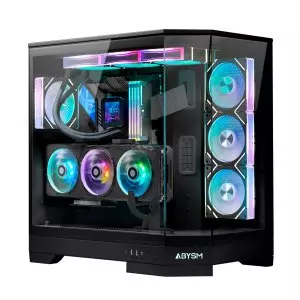 &divide; Caja e-atx danube sava h600 10x2.5? usb-c gpu max 470mm color negro