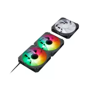 &divide; Ventilador interno abysm arclight 2.0 (pack 3) 120mm 21dba argb pwm conexion en serie negro