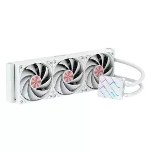 &divide; Sistema de refrigeracion liquida abysm oceanic tide 360 white argb triple fan intel amd