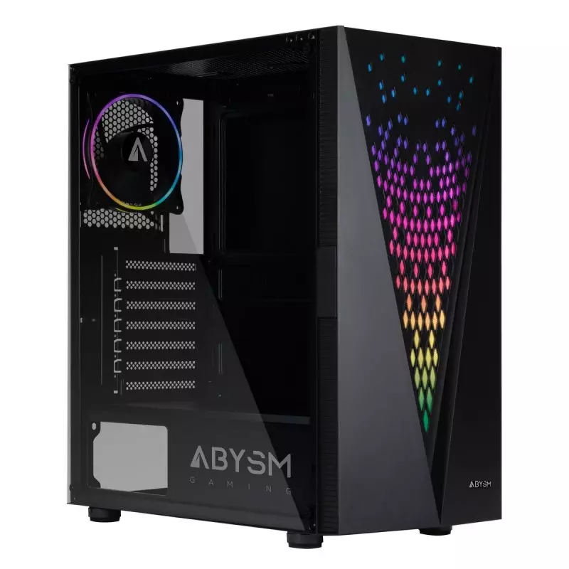&divide; Caja atx abysm danube kolpa black 2x3.5" 2x2.5" gpu max 345mm