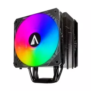 &divide; Ventilador con disipador para cpu abysm ab832407 snow iv argb 120mm color negro