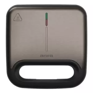 &divide; Sandwichera aiwa tetsu kamado asm-750 750w placas intercambiables acero inox