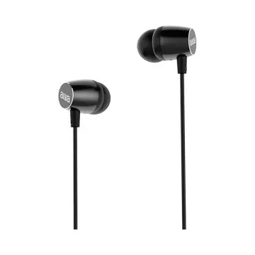 &divide; Auricular intrauditivo aiwa estm-30bk black 3,5mm dreiver neodimio 10mm dinamico micro incorporado