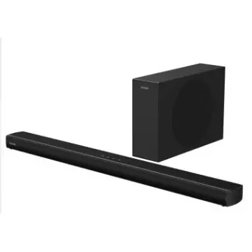 &divide; Barra de sonido mas subwoofer 2.1 aiwa he-1200sw 120w 4x2 y 2x1,5 + 60w5,25"x1 bt hdmi-arc i-optica