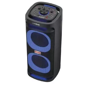 &divide; Altavoz bluetooth trolley aiwa kbtus-d800 bt 5.0 80w rms bateria 3h usb tf aux mic rgb negro