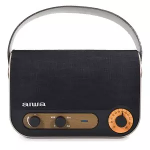&divide; Altavoz bluetooth portable aiwa rbtu-600 bt 5.0 aux usb 10w rms microfono bateria 6 horas  estilo vi
