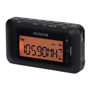 &divide; Radio digital portatil aiwa rd-10 am/fm led rds jack 3.5mm pilas aaa