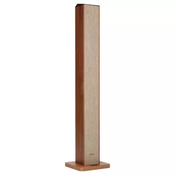 &divide; Altavoz torre aiwa tsbt-270 madera bluetooth 5.0 tws salida 50w rms puerto usb y jack 3.5mm