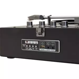 &divide; Tocadiscos bluetooth aiwa vpx-1971bk bt 5.0 33/45 rpm maletin audio technica grabacion usb 2x5w negr