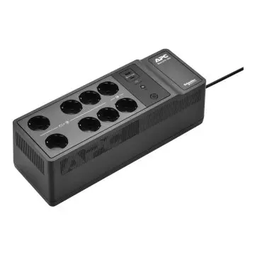 &divide; Sai apc back-ups 1050va/600w para montaje en suelo o pared 8 tomas schuko 230v puerto usb a-c