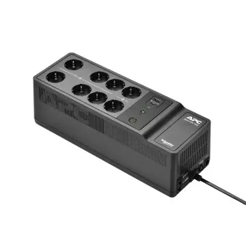 &divide; Sai apc back-ups 1050va/600w para montaje en suelo o pared 8 tomas schuko 230v puerto usb a-c