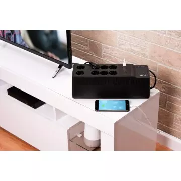 &divide; Sai apc be850g2-gr back ups 850va 230v 400w 8xschuko 1xusb-a 1xusb-c