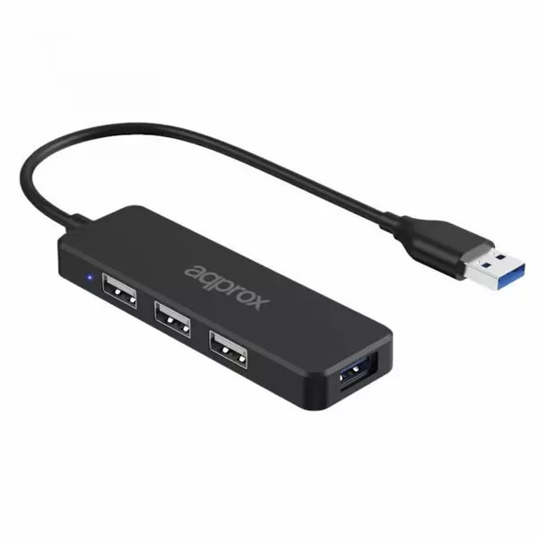 &divide; Hub usb 3.0 approx appc47 a 3xusb-a 2.0 1xusb-a 3.0