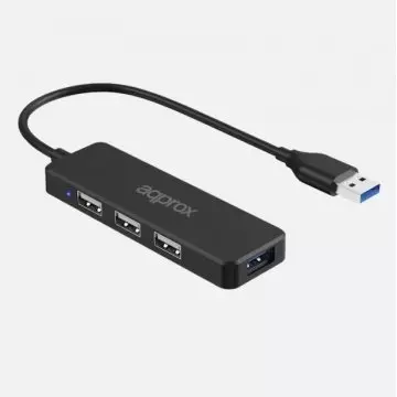 &divide; Hub usb 3.0 approx appc47 a 3xusb-a 2.0 1xusb-a 3.0
