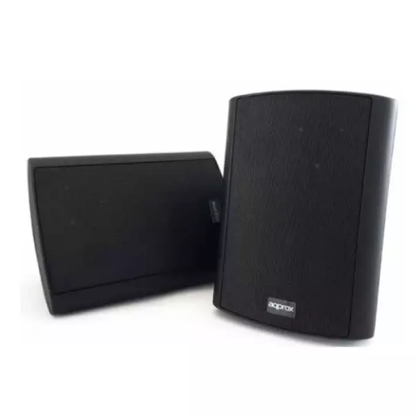 &divide; Altavoces 2.0 autoamplificados approx color negro 30w 5,25" input 2xrca 1xjack 1x5 pin bt