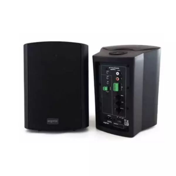 &divide; Altavoces 2.0 autoamplificados approx color negro 30w 5,25" input 2xrca 1xjack 1x5 pin bt