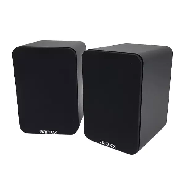 &divide; Altavoces 2.0 bluetooth autoamplificados approx appspk02bk 30w por canal bt5.0 rca optical coaxial u