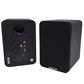 &divide; Altavoces 2.0 bluetooth autoamplificados approx appspk02bk 30w por canal bt5.0 rca optical coaxial u