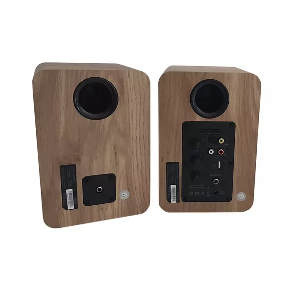 &divide; Altavoces 2.0 bluetooth autoamplificados approx appspk02wd 30w por canal bt5.0 rca optical coaxial u
