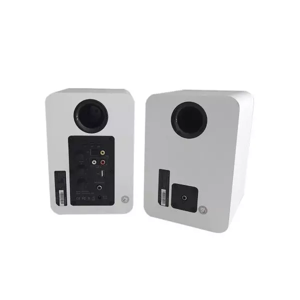 &divide; Altavoces 2.0 bluetooth autoamplificados approx appspk02wh 30w por canal bt5.0 rca optical coaxial u