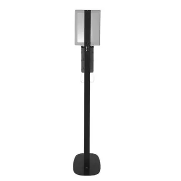&divide; Soporte ajustable approx para dispensador desinfectante manos appsanitizer incluye cartel informativ