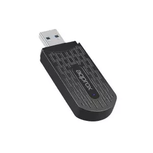 &divide; Usb wifi 6 approx appusb1800v2 1800 mbps 1201mbps en 5 ghz negro