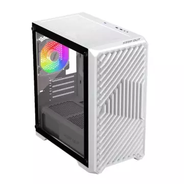 &divide; Caja microatx keep out xc-220w glass 1x3.5? 2x2.5? 1xusb2.0 2xusb3.0 gpu max 330mm latcristal templ