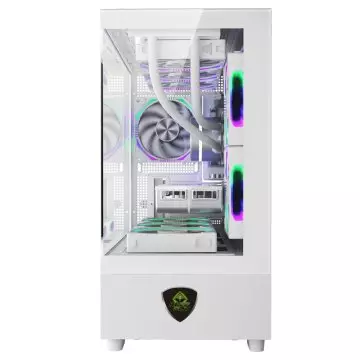 &divide; Caja microatx keep out xc-301w glass 1x3.5? 1x2.5? 1xusb2.0 1xusb3.0 gpu max 420mm cristal templado