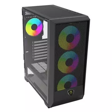 &divide; Caja atx keep out xc-501 mesh 2x3.5? 2x2.5? 1xusb2.0 1xusb3.0 1xusb-c gpu max 360mm color