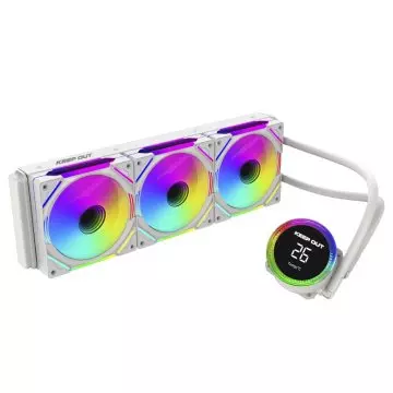 &divide; Sistema de refrigeracion liquida keep out xwc-360 pro argb intel y amd vent 3x120mm display temp