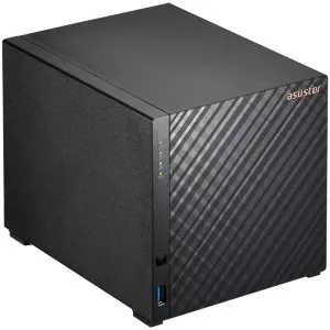 &divide; Servidor nas asustor drivestor 2 gen2 as1204t 4 bahias quard-core 1.7ghz 2.5gbe  1gb ddr4 3xusb 3,0