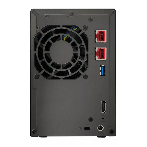 &divide; Servidor nas asustor lockerstor as6702t 2 bahias 3.5" 4 x m.2 nvme celeron n5105 quad jasper lake 2.