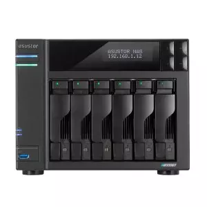 &divide; Servidor nas asustor lockerstor as6706t v2 6 bahias 3.5" 4xm.2 nvme celeron n5105 quad jasper lake2