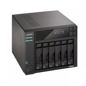 &divide; Servidor nas asustor lockerstor as6706t v2 6 bahias 3.5" 4xm.2 nvme celeron n5105 quad jasper lake2