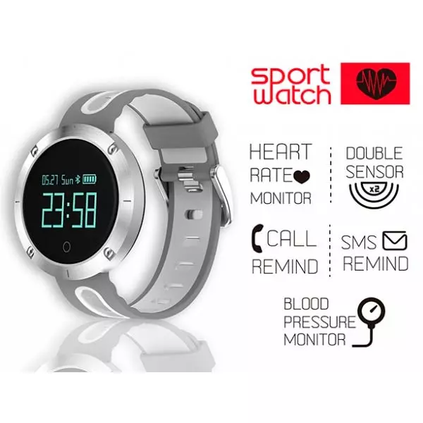 &divide; Reloj inteligente billow xsg30 pro bluetooth 4.0 pulsometro tensiometro compatible con android e ios