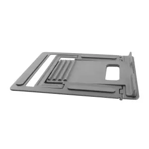 &divide; Soporte de portatil coolbox atril hasta 17" 10kg 4 posiciones gris espacial