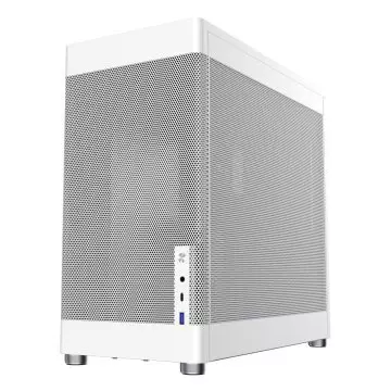 &divide; Caja atx coolbox mesh atx mp1 1x3,5" 3x2,5" 1xusb 3.2 1xusb-c gpu max 355mm color blanco