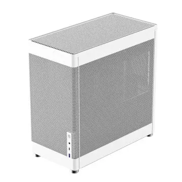 &divide; Caja atx coolbox mesh atx mp1 1x3,5" 3x2,5" 1xusb 3.2 1xusb-c gpu max 355mm color blanco