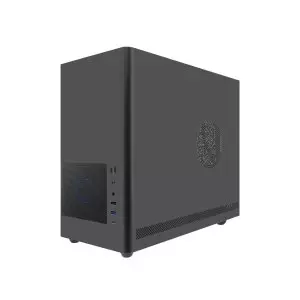&divide; Caja micro atx coolbox mp2 frontal rejilla disipador max 160mm gpu max 350mm negro