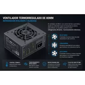 &divide; Fuente alimentacion sfx coolbox basic 550gr-s coo-fa550sgr 550w destinada para reparaciones