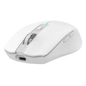 &divide; Mouse coolbox gaming wireless w01 1600dpi ajustables 6 botonoes bateria 500mah color blanco