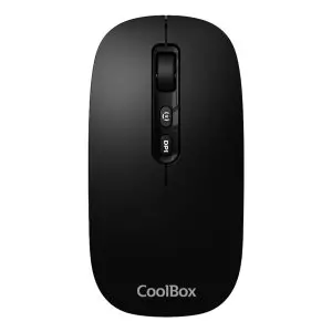 &divide; Mouse coolbox multidispositivo ia w02-b bt5.0 bt3.0 2.4ghz1600dpi 6 botones bateria 500mah negro