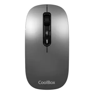 &divide; Mouse coolbox multidispositivo ia w02-g bt5.0 bt3.0 2.4ghz1600dpi 6 botones bateria 500mah gris