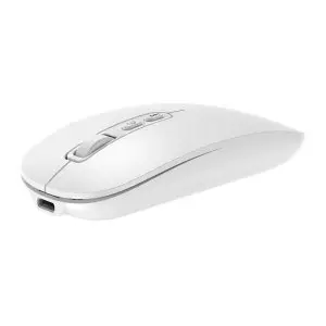 &divide; Mouse coolbox multidispositivo ia w02-w bt5.0 bt3.0 2.4ghz1600dpi 6 botones bateria 500mah blanco