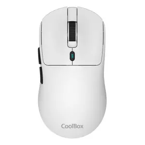 &divide; Mouse coolbox wireless w03-b 2.4ghz 10000dpi 7 botones bateria 300mah blanco