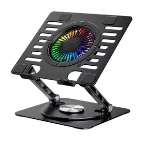 &divide; Base refrigeracion para portatiles coolbox coolair 1vrgb hasta 17" vent. 110mm rgb negro