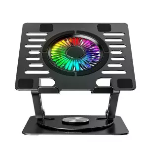 &divide; Base refrigeracion para portatiles coolbox coolair 1vrgb hasta 17" vent. 110mm rgb negro
