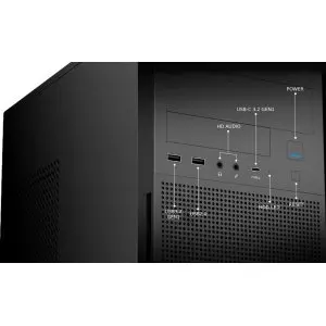 &divide; Caja atx coolbox a780 gpu max. 310mm usb-c color negro